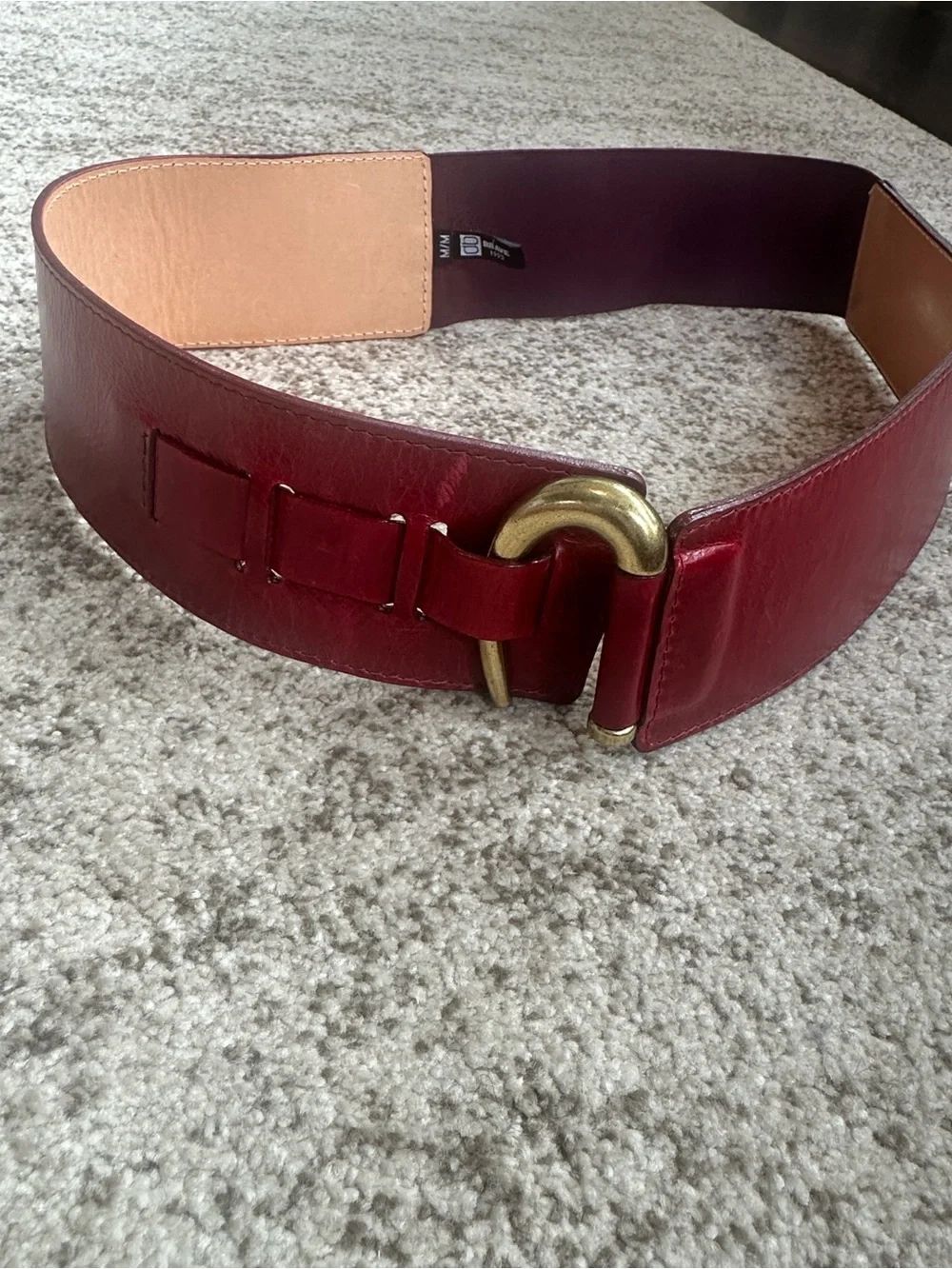 Brave 1992 Wine Statement Belt M